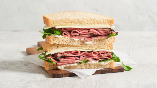 Roast Beef and Mustard Sandwich